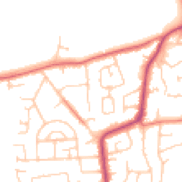 Daytime road noise heatmap for CH61 3XN