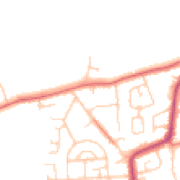 Daytime road noise heatmap for CH61 3XS