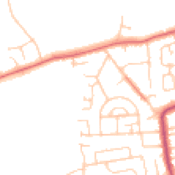 Daytime road noise heatmap for CH61 3XX