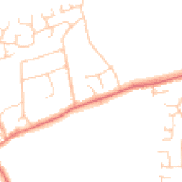 Daytime road noise heatmap for CH61 3XY