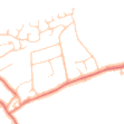 Daytime road noise heatmap for CH61 4UN