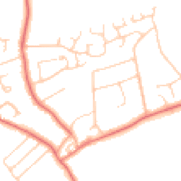 Daytime road noise heatmap for CH61 4UX