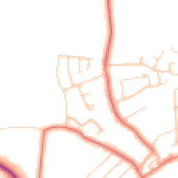 Daytime road noise heatmap for CH61 4XJ