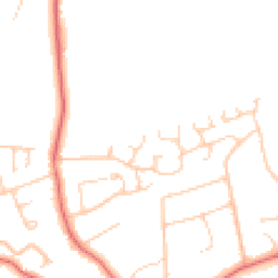 Daytime road noise heatmap for CH61 4YB
