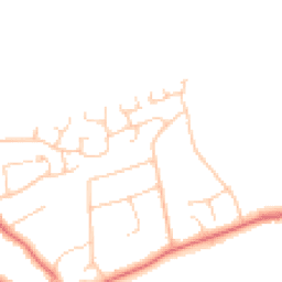 Daytime road noise heatmap for CH61 4YJ