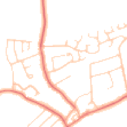 Daytime road noise heatmap for CH61 4YT
