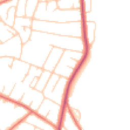 Daytime road noise heatmap for CH61 5UD