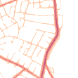 Daytime road noise heatmap for CH61 5UH