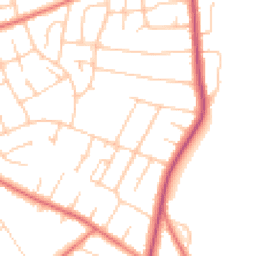Daytime road noise heatmap for CH61 5UJ