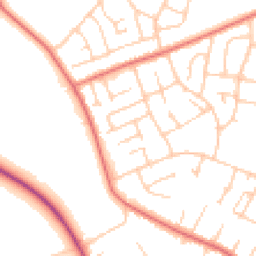Daytime road noise heatmap for CH61 5US