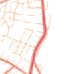 Daytime road noise heatmap for CH61 5XX