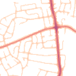 Daytime road noise heatmap for CH61 5YG