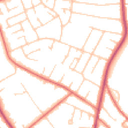 Daytime road noise heatmap for CH61 6AA