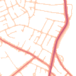 Daytime road noise heatmap for CH61 6UL