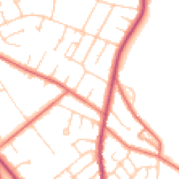 Daytime road noise heatmap for CH61 6XA
