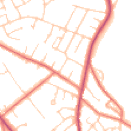 Daytime road noise heatmap for CH61 6XB