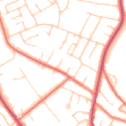 Daytime road noise heatmap for CH61 6XJ