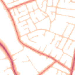 Daytime road noise heatmap for CH61 6XU
