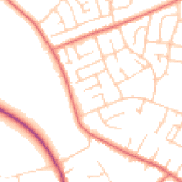 Daytime road noise heatmap for CH61 6YB
