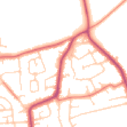 Daytime road noise heatmap for CH61 7UA