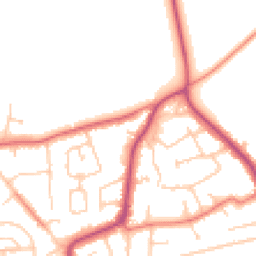 Daytime road noise heatmap for CH61 7UR