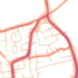 Daytime road noise heatmap for CH61 7UT