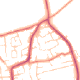Daytime road noise heatmap for CH61 7UU
