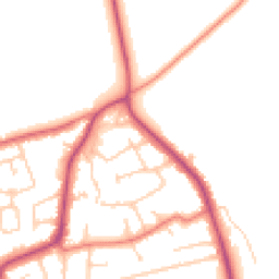 Daytime road noise heatmap for CH61 7XL