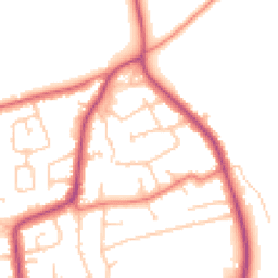 Daytime road noise heatmap for CH61 7XU