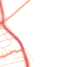 Daytime road noise heatmap for CH61 7YA