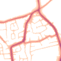 Daytime road noise heatmap for CH61 7YH