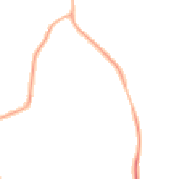 Night-time road noise heatmap for CH61 7YQ