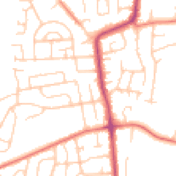 Daytime road noise heatmap for CH61 8RH