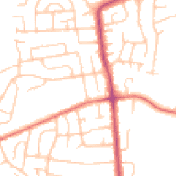 Daytime road noise heatmap for CH61 8RL