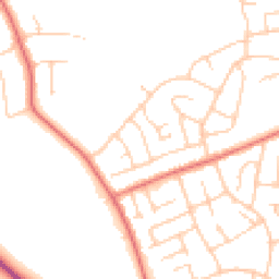 Daytime road noise heatmap for CH61 8SL