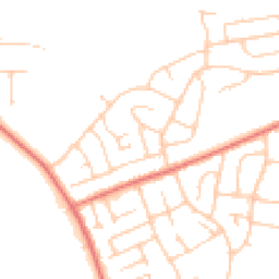 Daytime road noise heatmap for CH61 8SZ