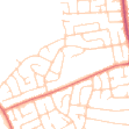 Daytime road noise heatmap for CH61 8TF
