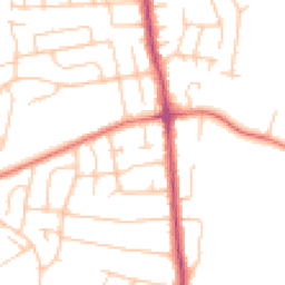Daytime road noise heatmap for CH61 9NU