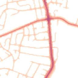 Daytime road noise heatmap for CH61 9PB