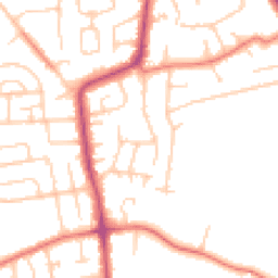 Daytime road noise heatmap for CH61 9PL