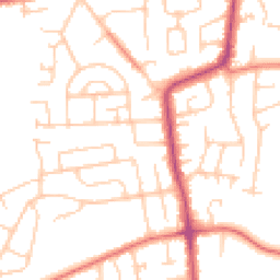 Daytime road noise heatmap for CH61 9PT