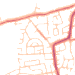 Daytime road noise heatmap for CH61 9QA