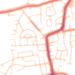 Daytime road noise heatmap for CH61 9QE