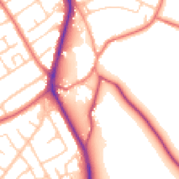Daytime road noise heatmap for CH62 0AH