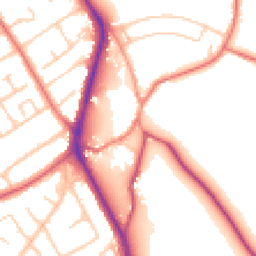 Daytime road noise heatmap for CH62 0AQ