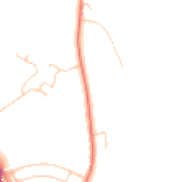 Daytime road noise heatmap for CH62 0AS