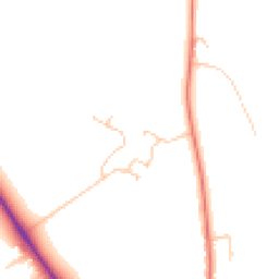 Daytime road noise heatmap for CH62 0BQ