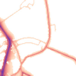 Daytime road noise heatmap for CH62 0BX