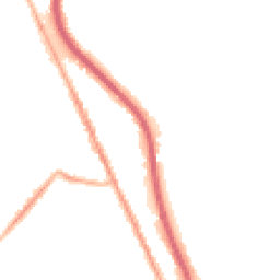 Night-time road noise heatmap for CH62 1AN