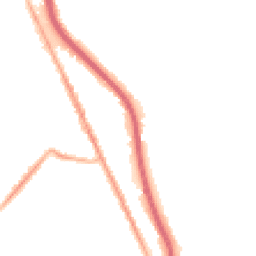 Night-time road noise heatmap for CH62 1AR